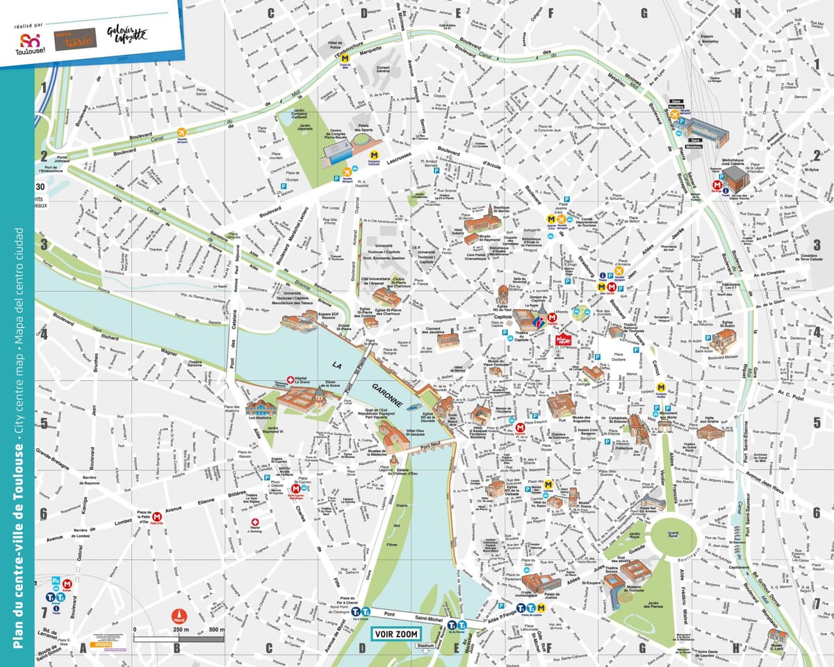 kale-mapa Tolosa frantzia
