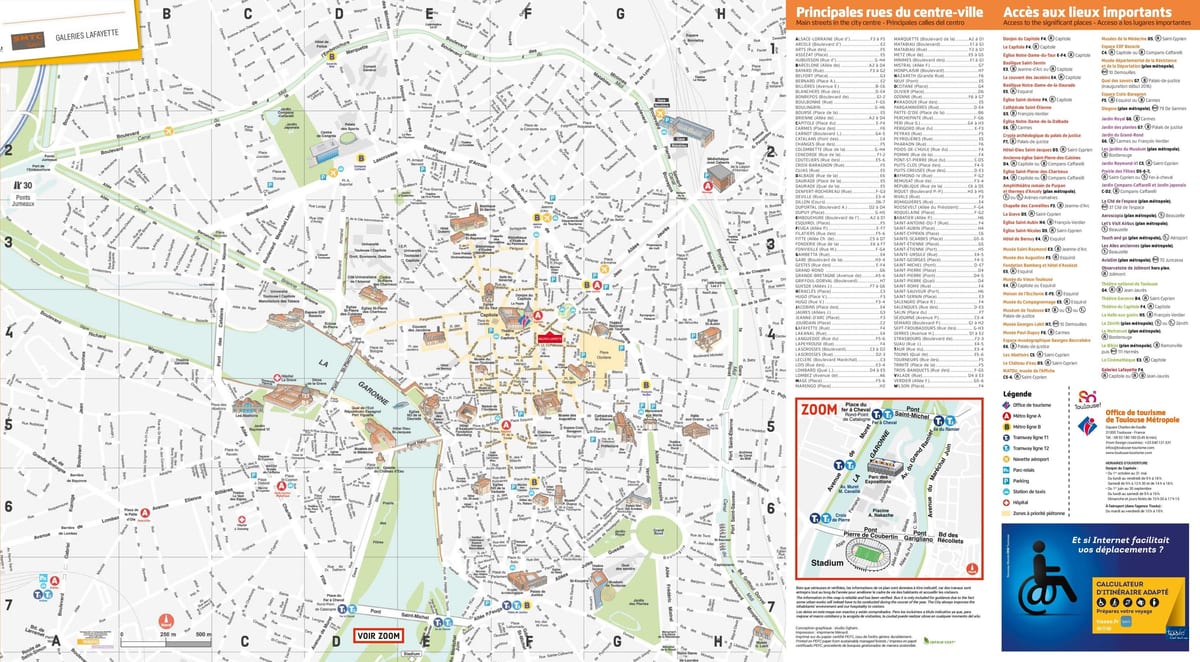 Tolosa monumentu mapa